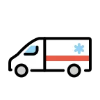Ambulance emoji on OpenMoji