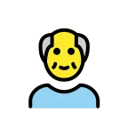 Emoji Anciano en OpenMoji
