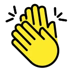 Emoji Aplauso en OpenMoji