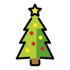 Christmas Tree emoji on OpenMoji
