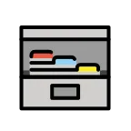 Card File Box emoji on OpenMoji