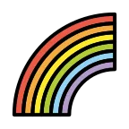 Rainbow emoji on OpenMoji