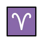 Emoji Aries en OpenMoji