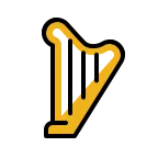 Harp emoji on OpenMoji