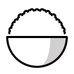 Emoji Arroz cocido en OpenMoji