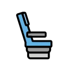 Emoji Asiento de transporte en OpenMoji