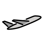 Airplane Departure emoji on OpenMoji
