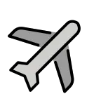 Emoji Avión en OpenMoji