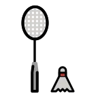 Badminton emoji on OpenMoji