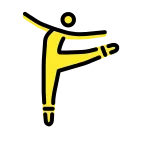 Emoji Bailarina de ballet en OpenMoji