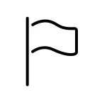 White Flag emoji on OpenMoji