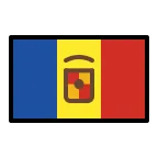 Andorra Flag emoji on OpenMoji