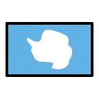Emoji Bandera de Antártida en OpenMoji