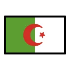 Algeria Flag emoji on OpenMoji