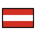 Emoji Bandera de Austria en OpenMoji