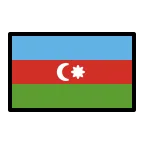 Emoji Bandera de Azerbaiyán en OpenMoji