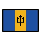 Barbados Flag emoji on OpenMoji