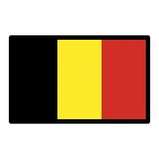 Emoji Bandera de Bélgica en OpenMoji