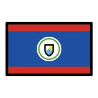 Belize Flag emoji on OpenMoji