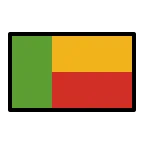 Emoji Bandera de Benín en OpenMoji