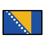 Emoji Bandera de Bosnia y Herzegovina en OpenMoji