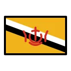 Emoji Bandera de Brunéi en OpenMoji
