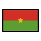 Burkina Faso Flag emoji on OpenMoji