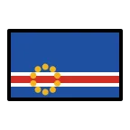 Emoji Bandera de Cabo Verde en OpenMoji
