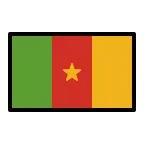 Emoji Bandera de Camerún en OpenMoji