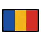 Chad Flag emoji on OpenMoji