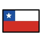 Chile Flag emoji on OpenMoji