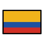 Emoji Bandera de Colombia en OpenMoji