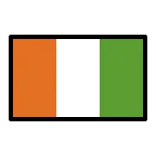 Emoji Bandera de Côte d’Ivoire en OpenMoji