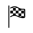 Chequered Flag emoji on OpenMoji
