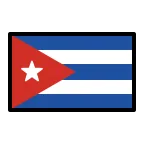 Emoji Bandera de Cuba en OpenMoji