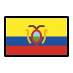 Emoji Bandera de Ecuador en OpenMoji