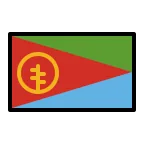Eritrea Flag emoji on OpenMoji