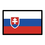 Slovakia Flag emoji on OpenMoji