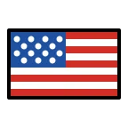 Emoji Bandera de Estados Unidos en OpenMoji