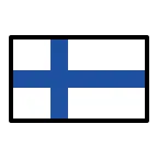 Emoji Bandera de Finlandia en OpenMoji