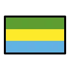 Gabon Flag emoji on OpenMoji