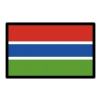 Emoji Bandera de Gambia en OpenMoji
