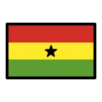 Ghana Flag emoji on OpenMoji