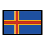 Åland Islands Flag emoji on OpenMoji