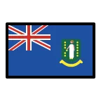 Emoji Bandera de Islas Vírgenes Británicas en OpenMoji