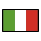 Emoji Bandera de Italia en OpenMoji