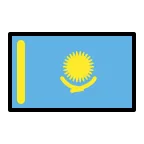 Emoji Bandera de Kazajistán en OpenMoji