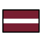 Emoji Bandera de Letonia en OpenMoji