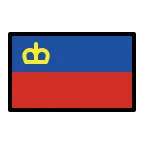 Liechtenstein Flag emoji on OpenMoji