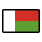 Madagascar Flag emoji on OpenMoji